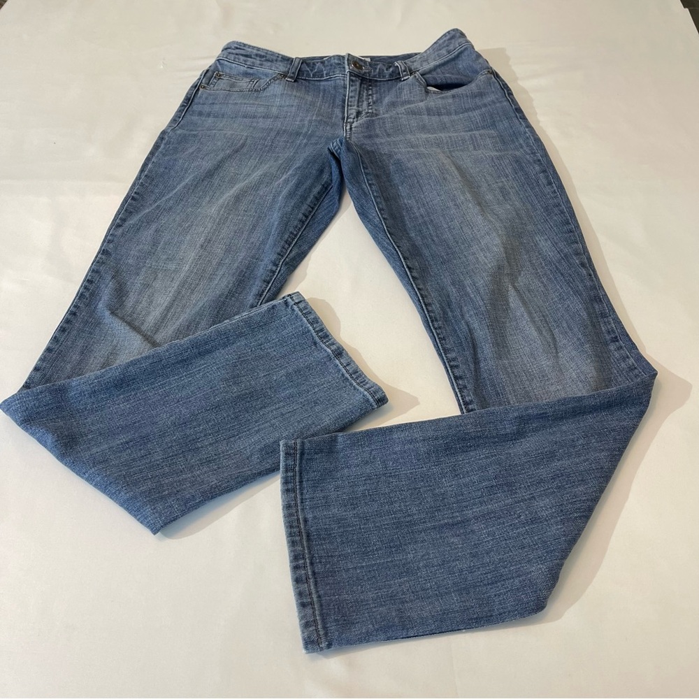 CHICOS PLATINUM DENIM  WOMENS SIZE .5 R, -SIZE 6 VERY GOOD CONDITION, PR…